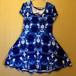 Tie dye Blue Dress